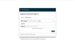 Desktop Screenshot of powerschool.dupage88.net